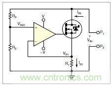 圖1：MOSFET的電阻變化，功能上像是一只可變電阻