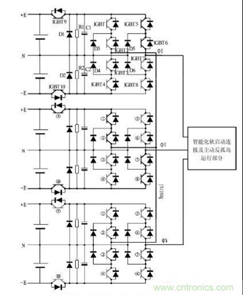 九電平完美無(wú)諧波開(kāi)關(guān)網(wǎng)絡(luò)拓?fù)潆娐? width=