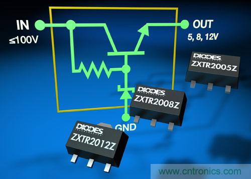  Diodes全新集成高壓穩(wěn)壓器晶體管，顯著提升功率密度和減少器件數(shù)量