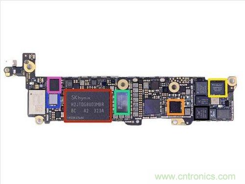 土豪金iPhone 5S拆解：內(nèi)部結(jié)構(gòu)升級，維修難度增加