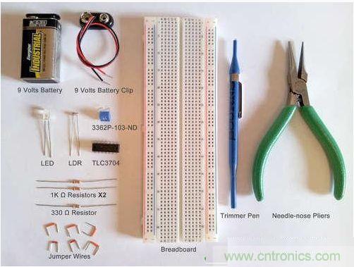 DIY：教你10分鐘自制光線探測(cè)器 