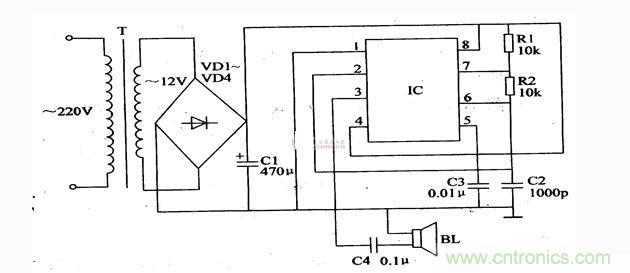 簡易超聲波驅蟲器電路設計