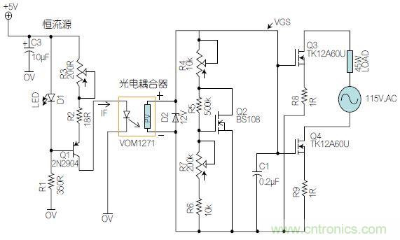 圖1：基于有源器件的線性區(qū)域進(jìn)行功率控制。