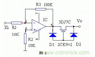 集成運算放大器輸出過流保護電路