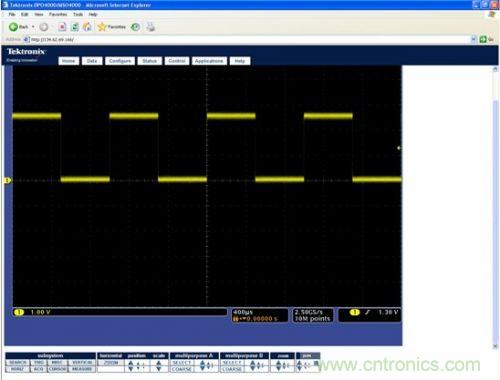 網(wǎng)絡驅(qū)動示波器可通過瀏覽器遠程訪問