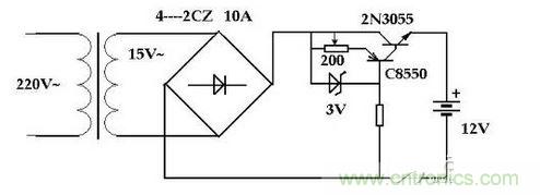 經(jīng)典的汽車電瓶充電電路設(shè)計(jì)