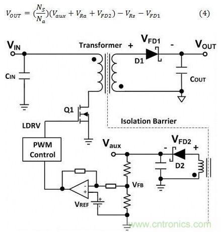 隔離式DC/DC轉換器的電壓調節(jié)