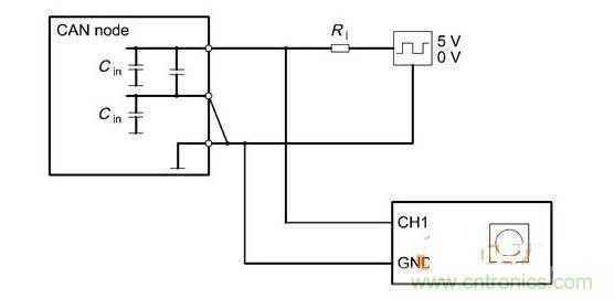  Cdiff測試原理（CANnode輸出線從上往下為CANH、CANL、GND）