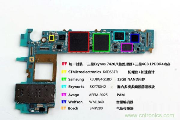 三星S6 Edge+拆解：比S6 Edge加在哪里？