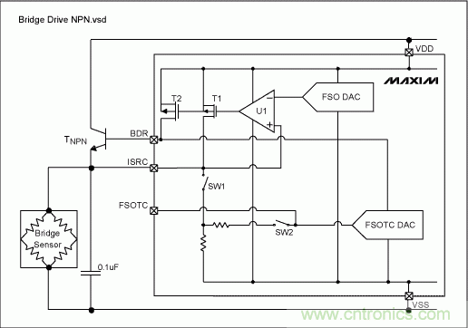 采用信號調(diào)理IC驅(qū)動應變片電橋傳感器