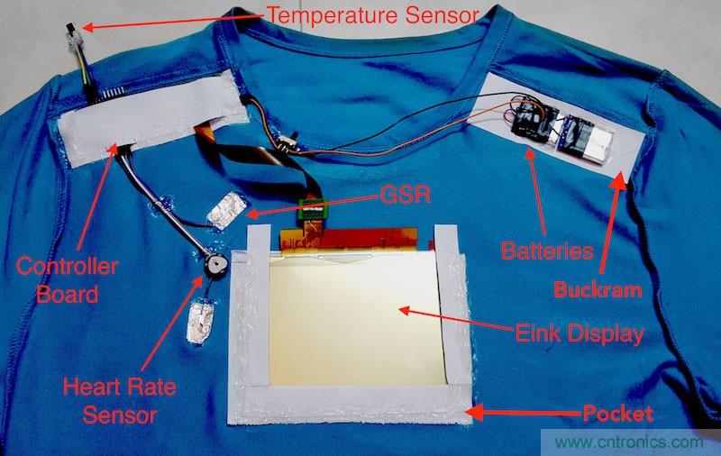 如何DIY一款能監(jiān)控個人情緒的電子T恤？