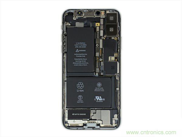 蘋(píng)果iPhone X iFixit拆解報(bào)告：雙層主板+雙單元電池