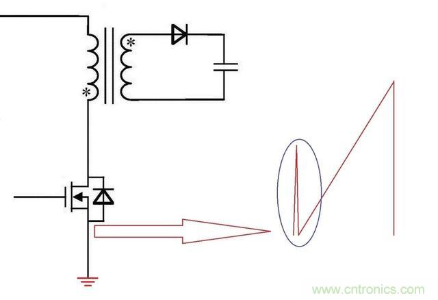 反激電源高壓MOS管電流尖峰怎么產(chǎn)生的？如何減小電流尖峰？