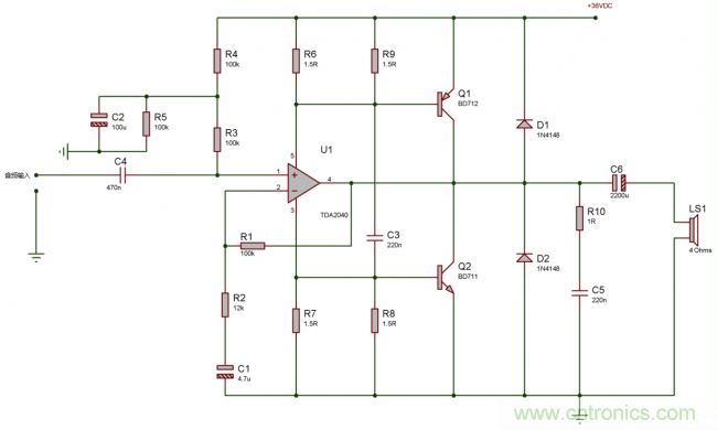 【收藏】音頻放大器電路解析