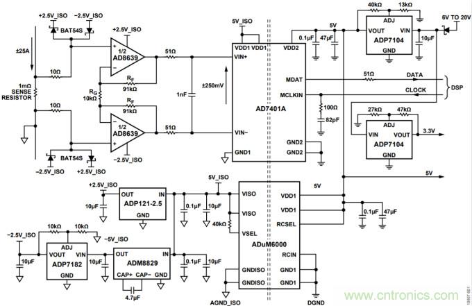 集成隔離式電源、用于太陽能光伏轉(zhuǎn)換器的完全隔離式電流檢測電路