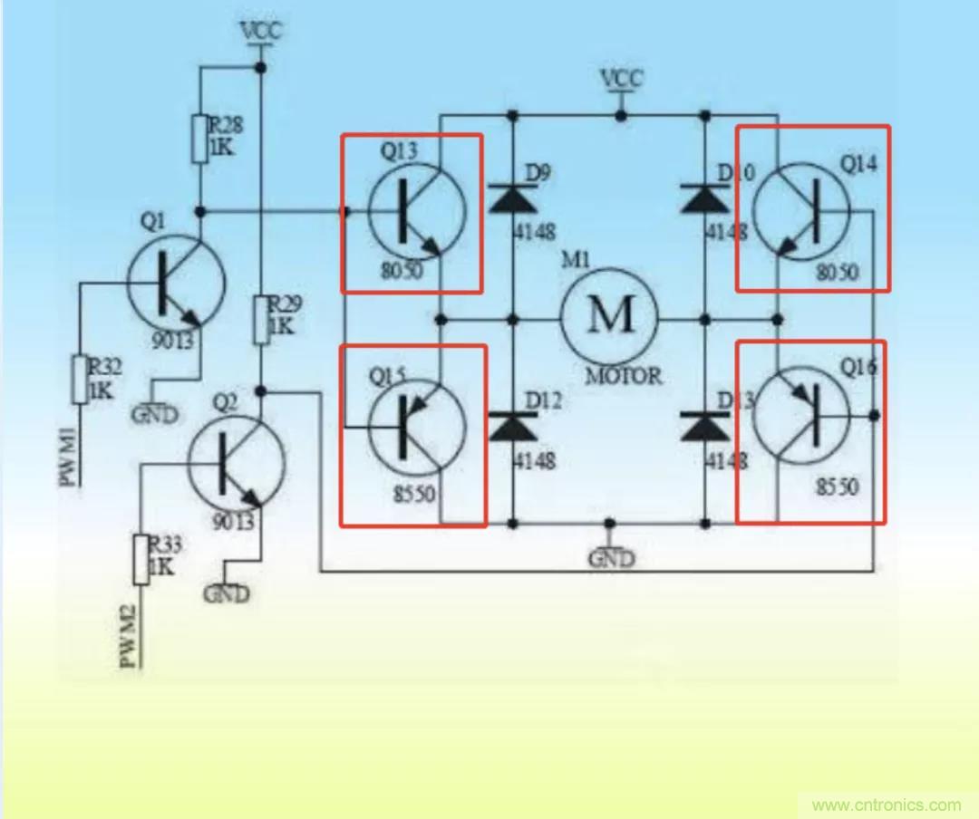 用H橋驅(qū)動直流電機的效率計算方法