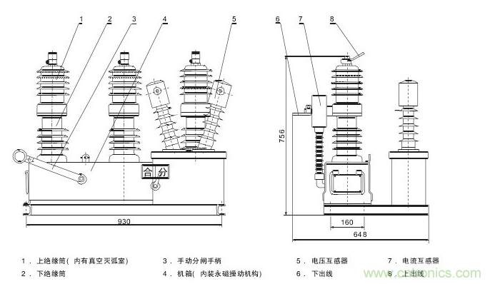 高壓斷路器的操作結(jié)構(gòu)有哪幾種？和隔離開(kāi)關(guān)有什么區(qū)別？