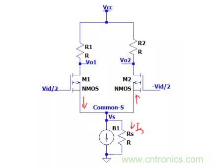 關(guān)于差分輸入電路和共模信號(hào)，差模信號(hào)關(guān)系的理解