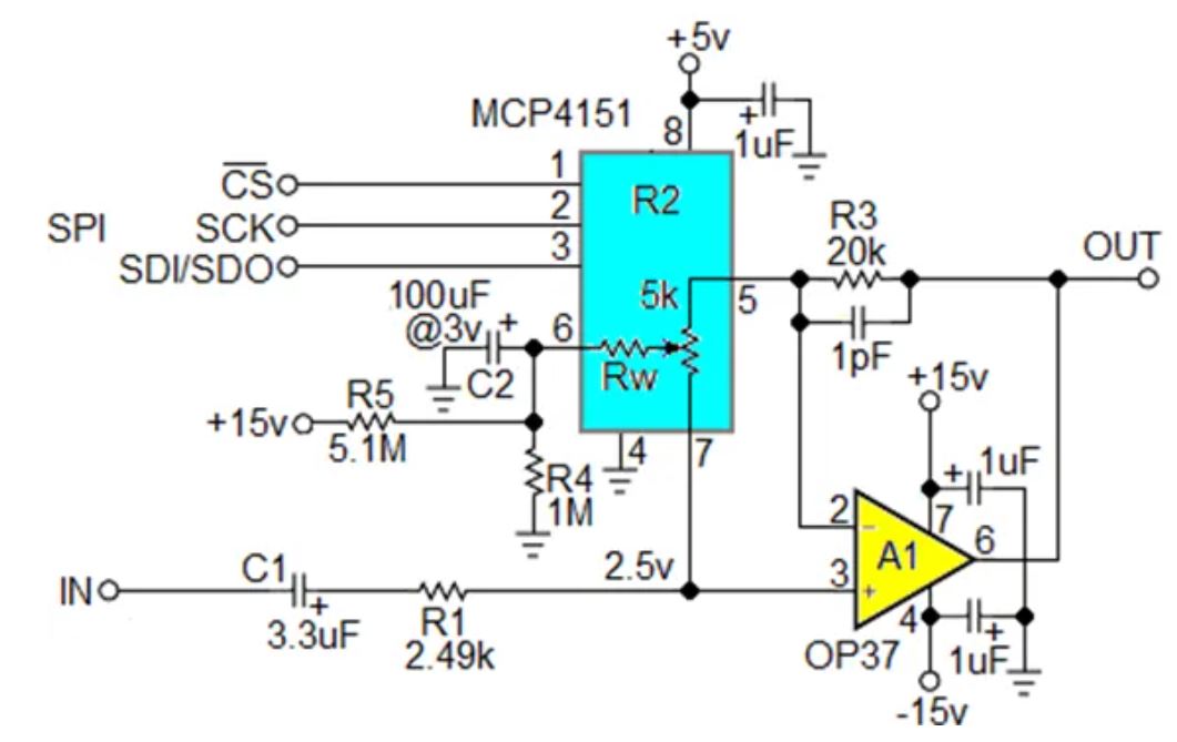 數(shù)字電位器能否代替電路中的機械電位器？