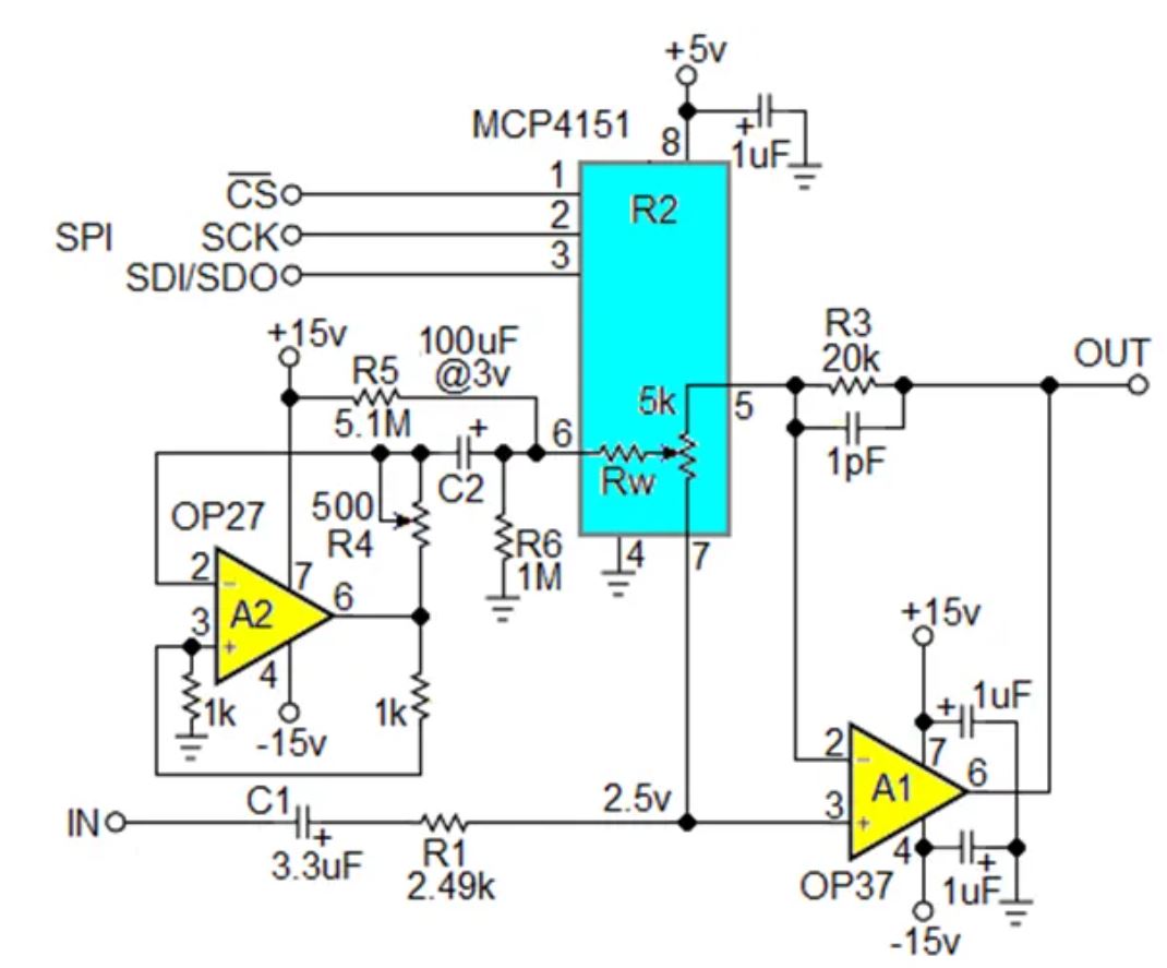 數(shù)字電位器能否代替電路中的機械電位器？