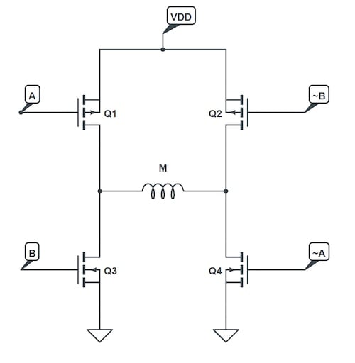 使用互補(bǔ)PWM、擊穿和死區(qū)時(shí)間的 H 橋直流電機(jī)控制