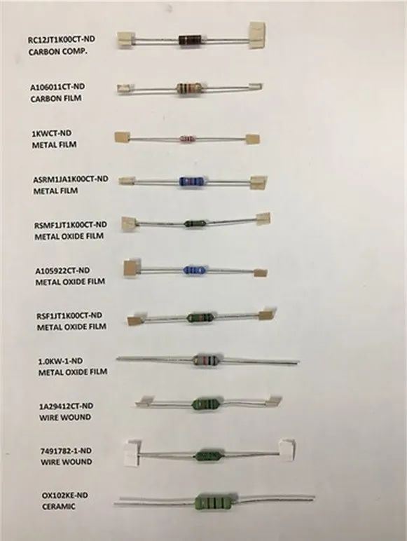 對照一下，你了解幾種電阻？