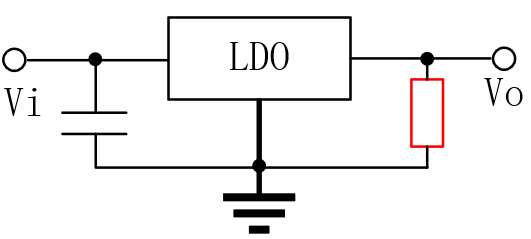 LDO輸出為什么并聯(lián)接地電阻？